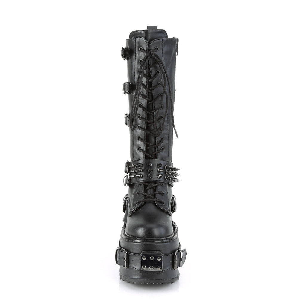 Demonia Swing 327 Black Vegan Leather