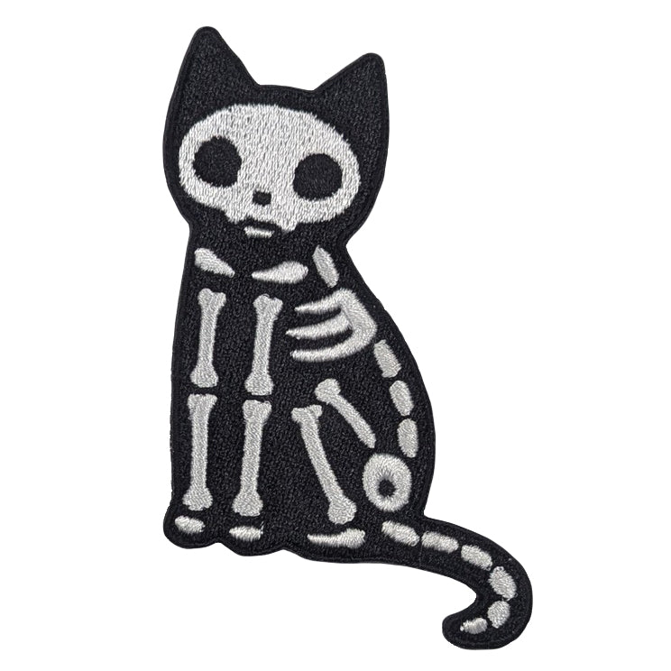 Original Underground Skeleton Cat Patch