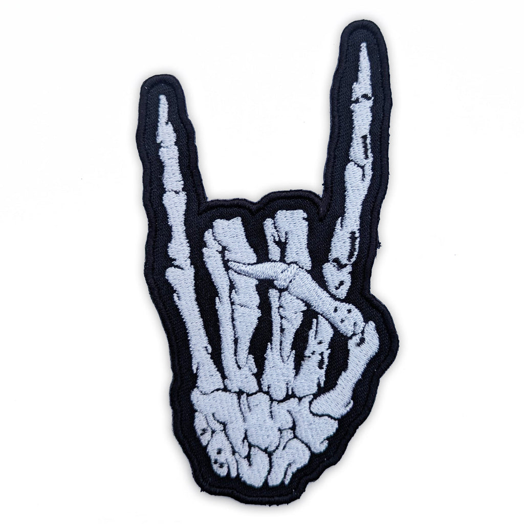 Original Underground Skeleton Rock Hand Patch