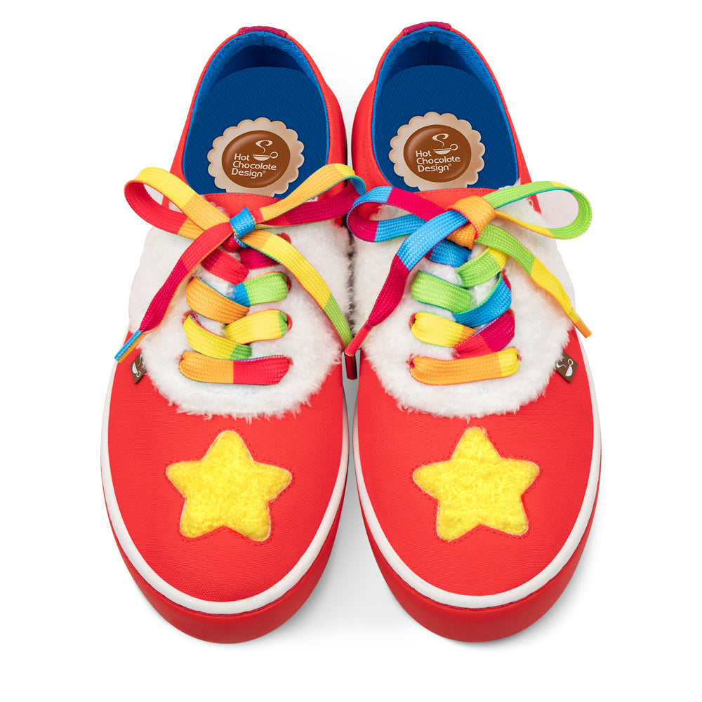 Star Fluff Red Casual Sneaker
