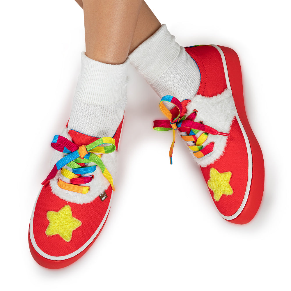 Star Fluff Red Casual Sneaker