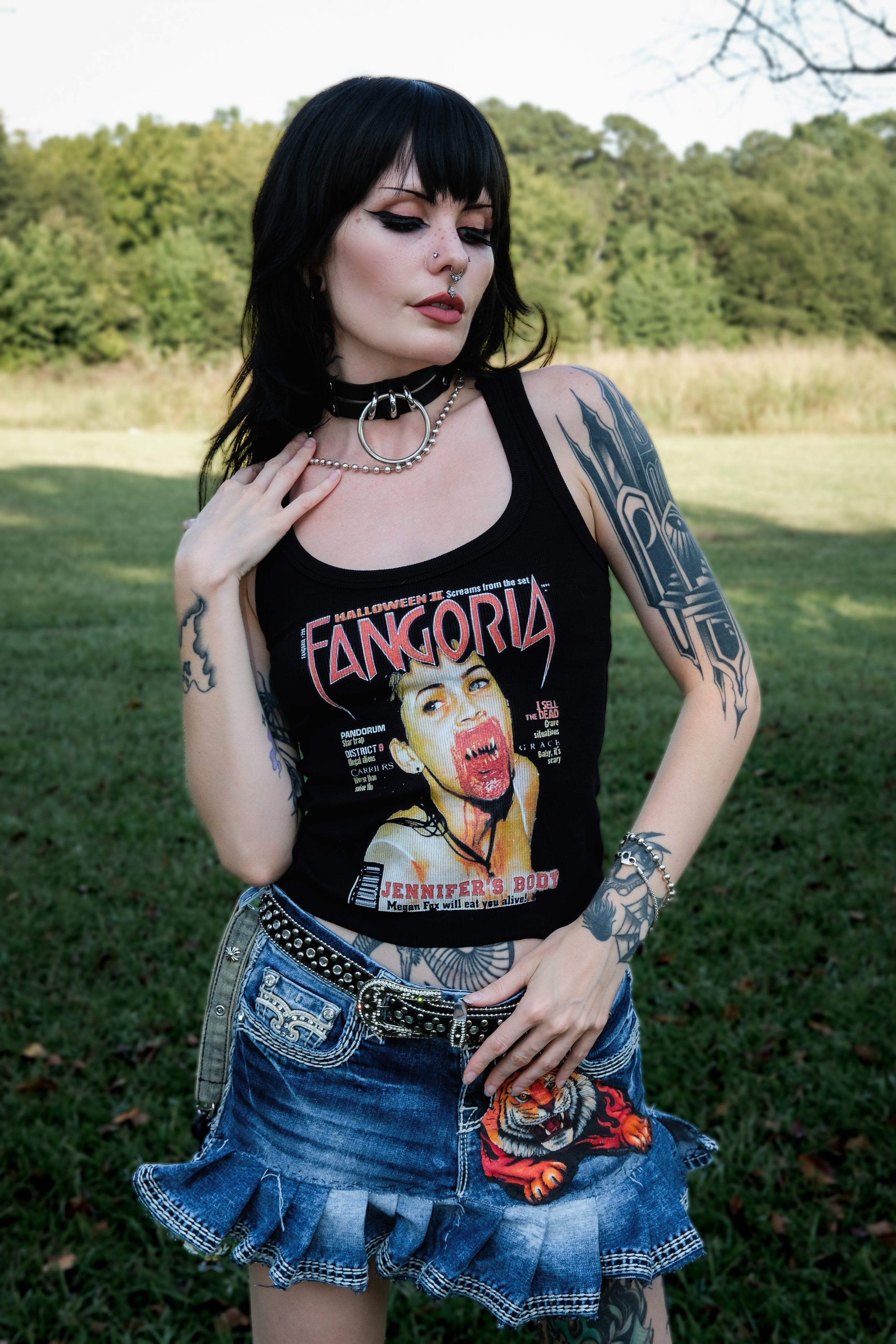 Vera's Eyecandy Jennifer's Body X Fangoria Ribbed Tank Top