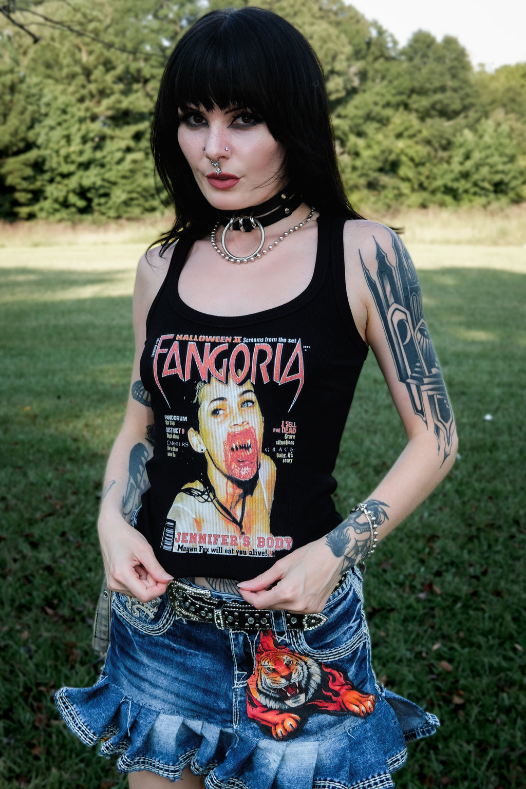 Vera's Eyecandy Jennifer's Body X Fangoria Ribbed Tank Top