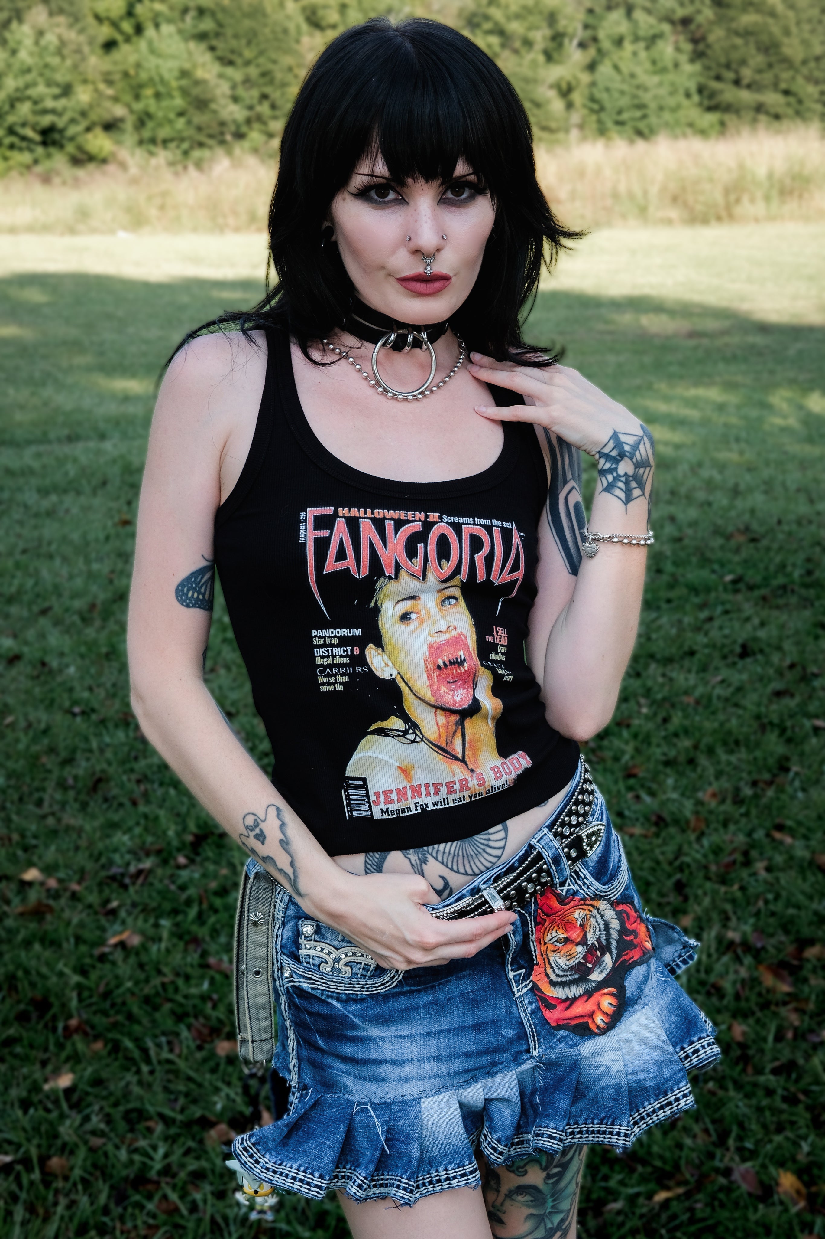 Vera's Eyecandy Jennifer's Body X Fangoria Ribbed Tank Top