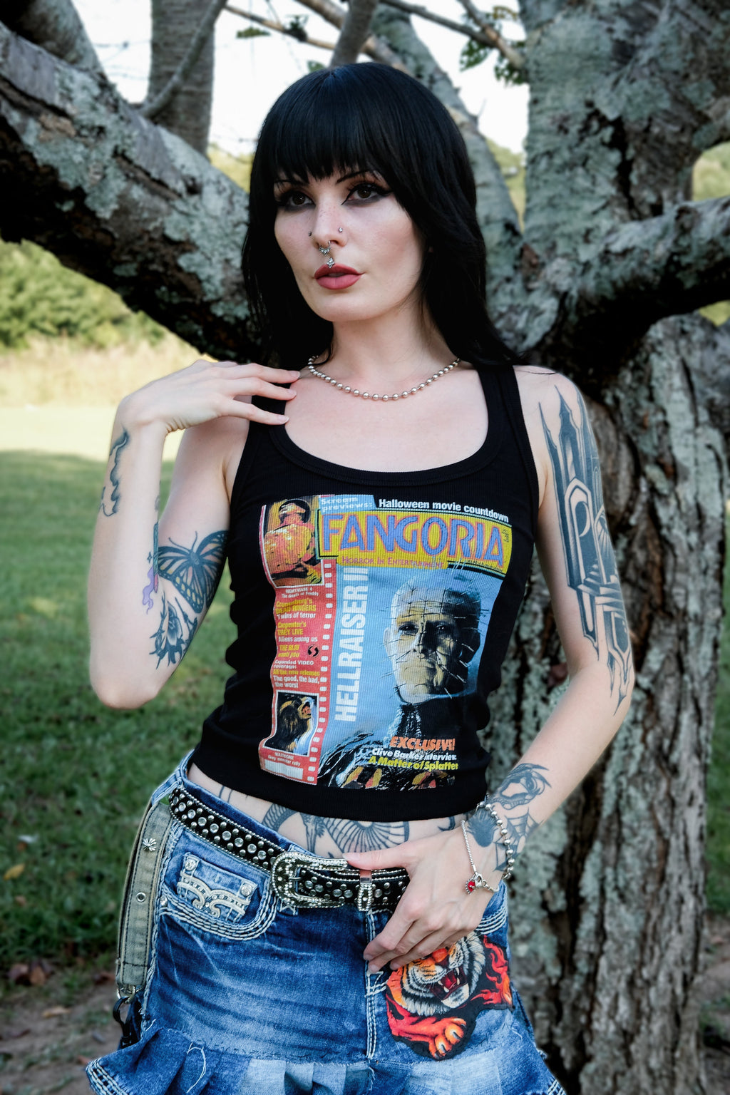 Vera's Eyecandy Pinhead X Fangoria Ribbed Tank Top