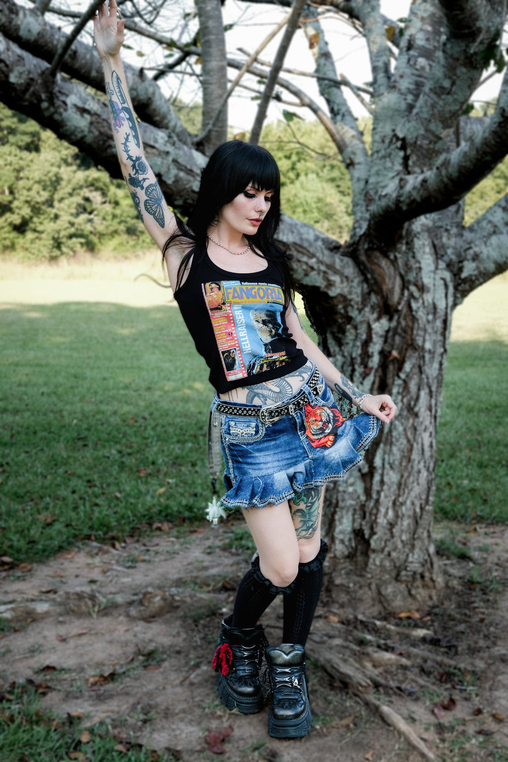 Vera's Eyecandy Pinhead X Fangoria Ribbed Tank Top