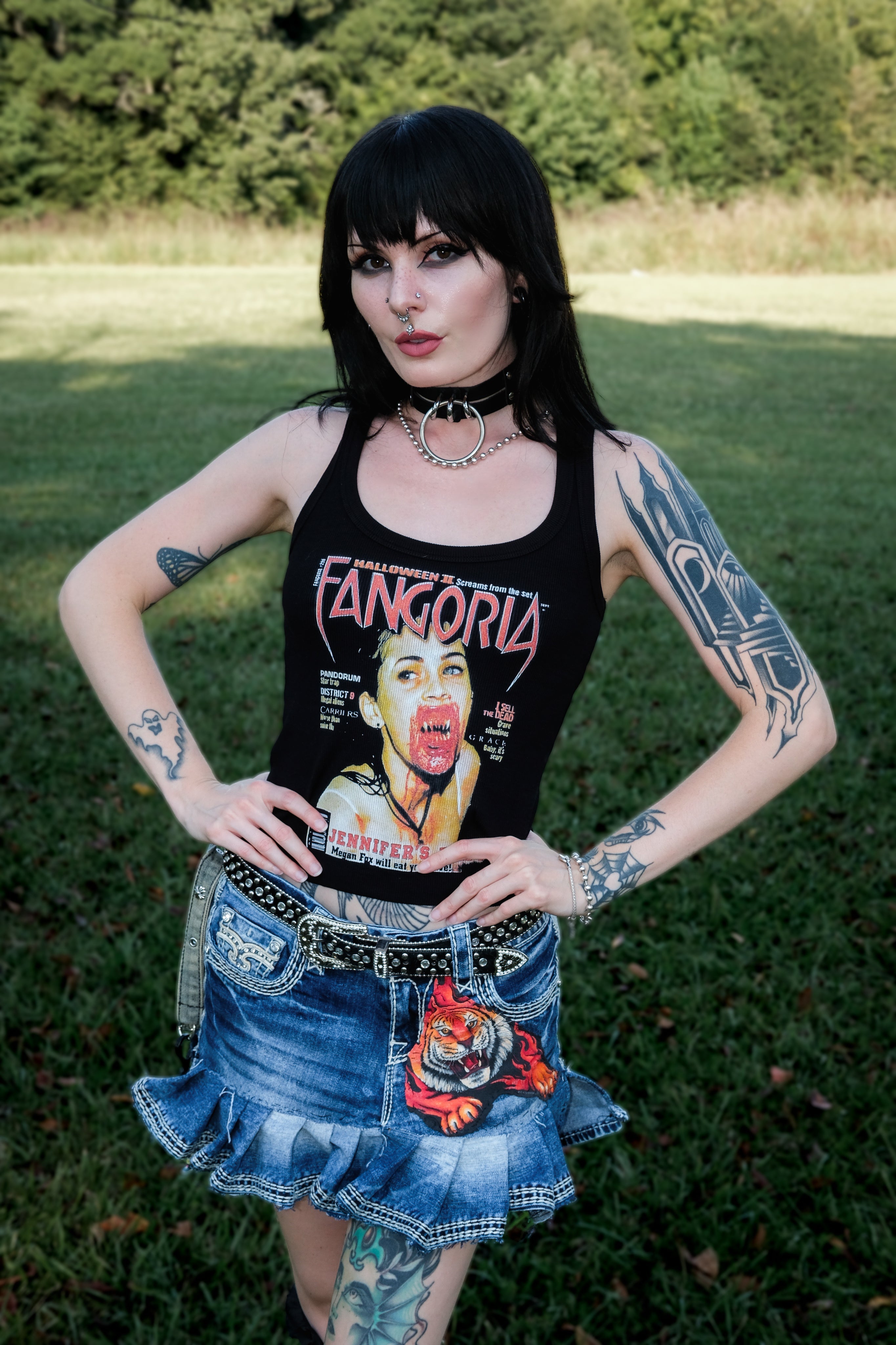 Vera's Eyecandy Jennifer's Body X Fangoria Ribbed Tank Top