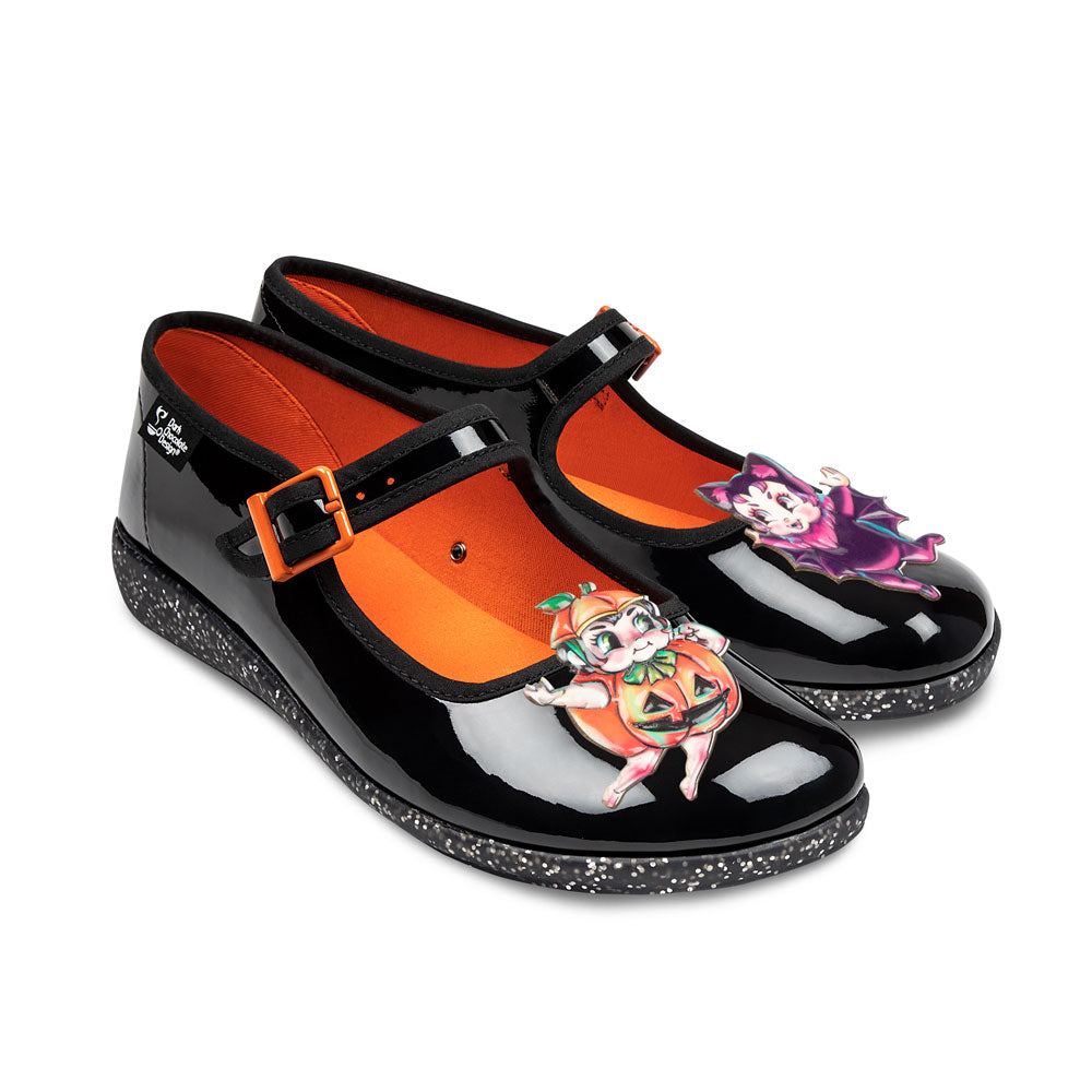 Chocolaticas® Tiny Terrors Halloween Women's Mary Jane Flats
