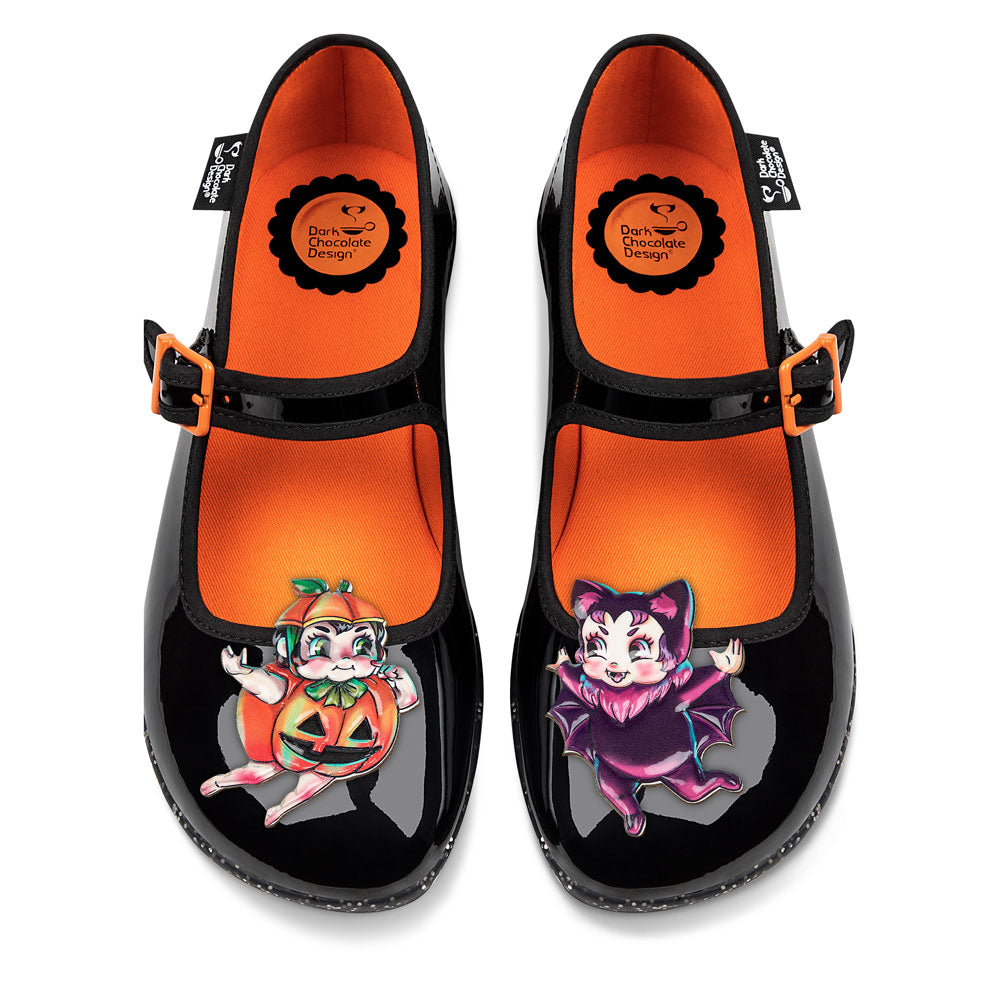 Chocolaticas® Tiny Terrors Halloween Women's Mary Jane Flats