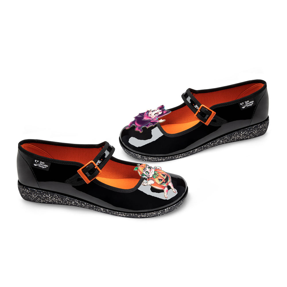Chocolaticas® Tiny Terrors Halloween Women's Mary Jane Flats