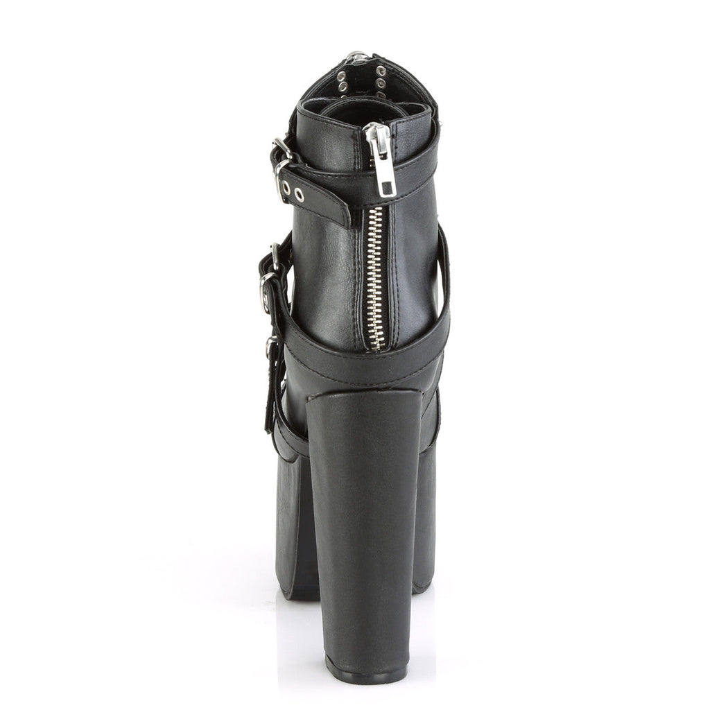 Demonia Torment 713 Black Vegan Leather