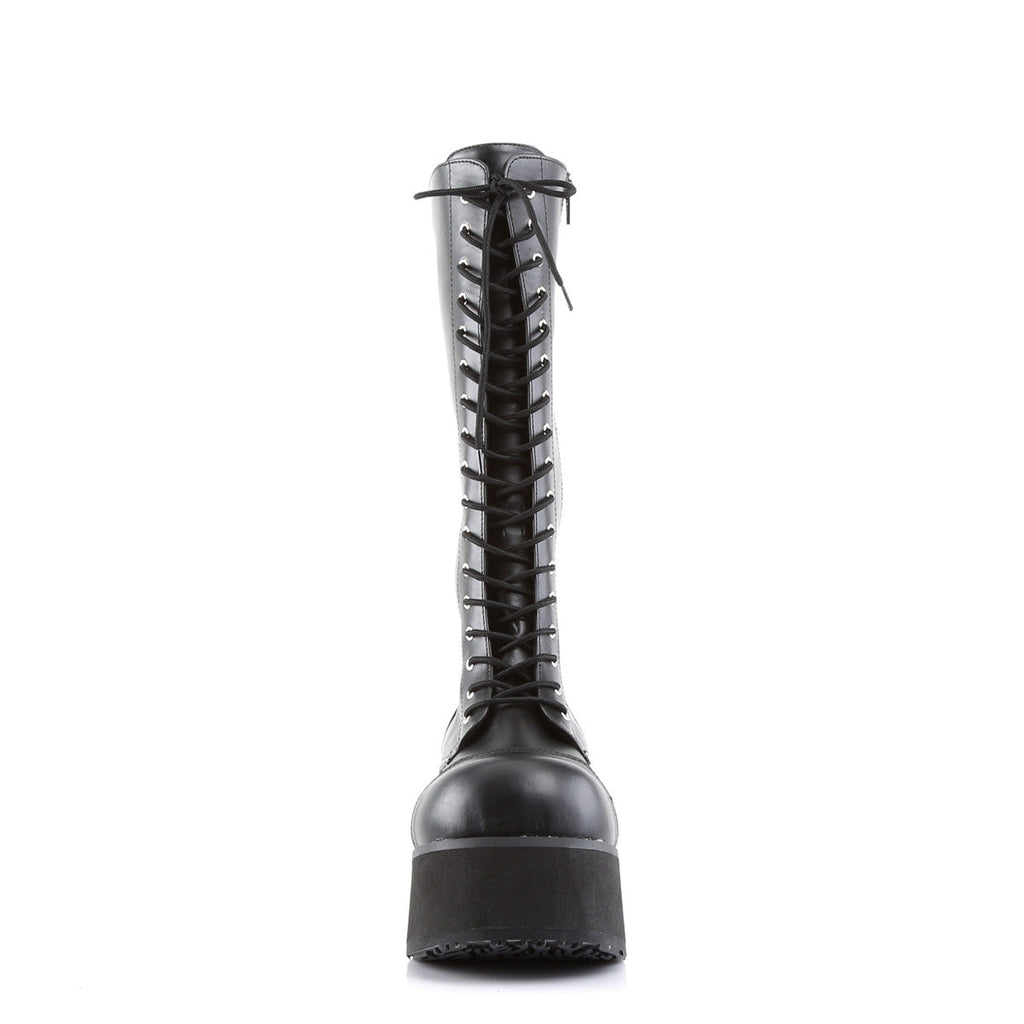 Demonia Trashville 502 Black Vegan Leather