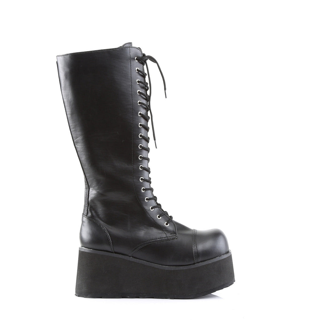 Demonia Trashville 502 Black Vegan Leather