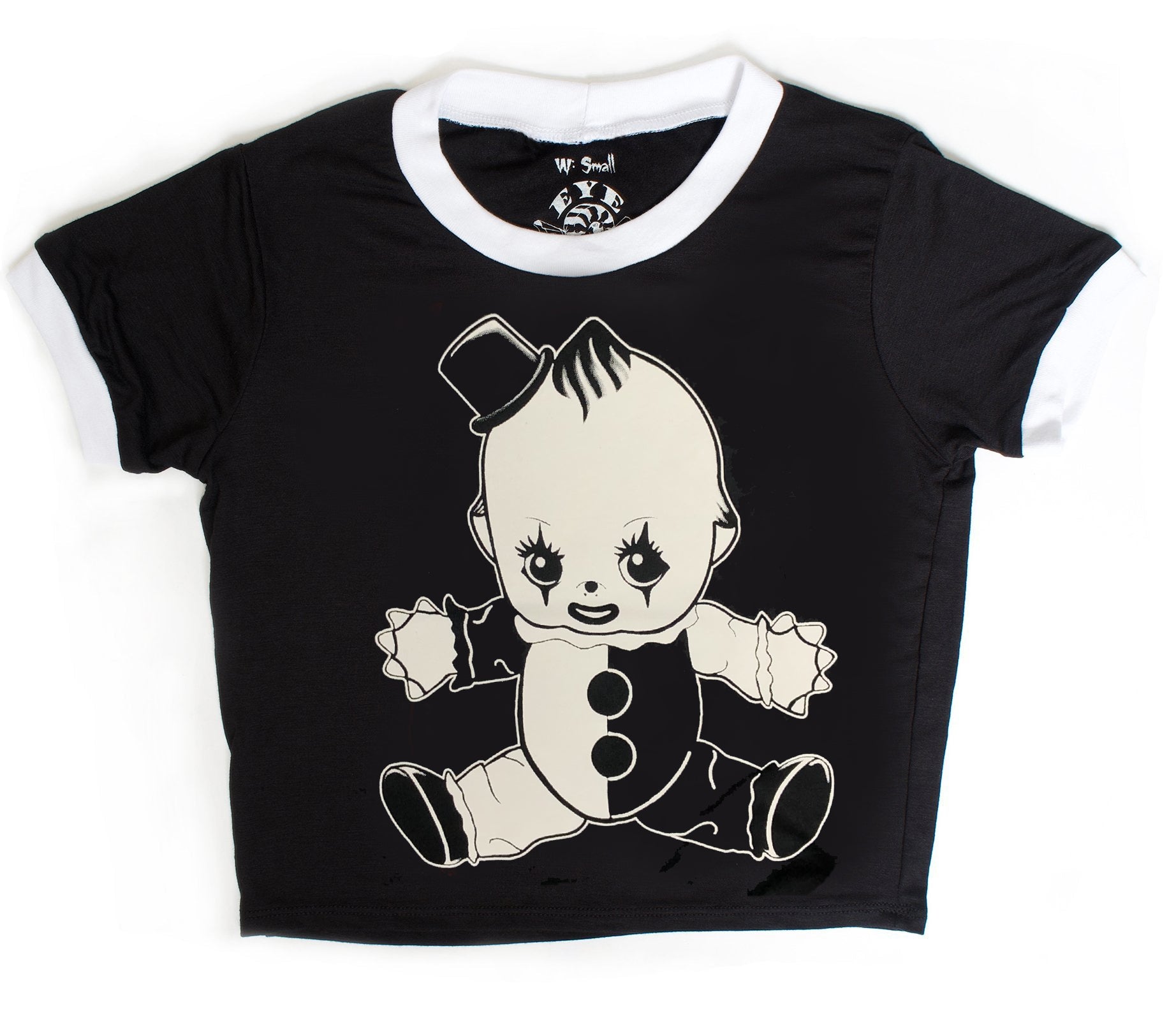 Vera's Eyecandy Art The Clown Kewpie Ringer Tee