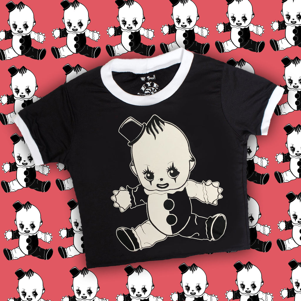 Vera's Eyecandy Art The Clown Kewpie Ringer Tee