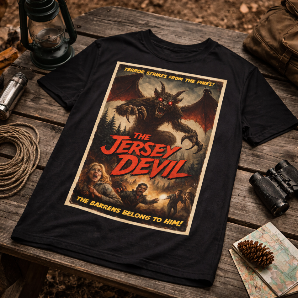 Original Underground The Jersey Devil Horror Movie Poster T-Shirt