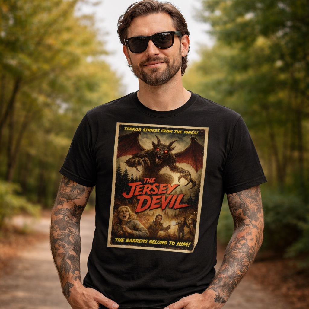 Original Underground The Jersey Devil Horror Movie Poster T-Shirt
