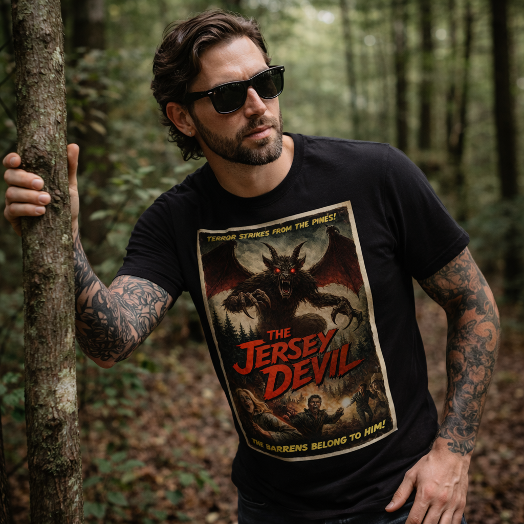 Original Underground The Jersey Devil Horror Movie Poster T-Shirt
