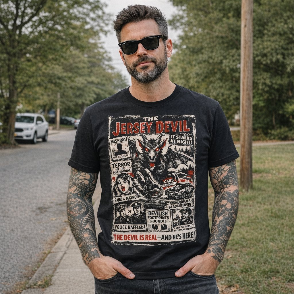 Original Underground The Jersey Devil: It Stalks at Night T-Shirt
