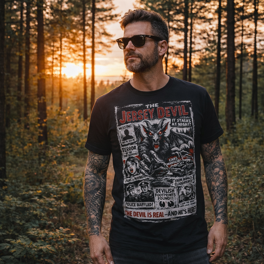 Original Underground The Jersey Devil: It Stalks at Night T-Shirt