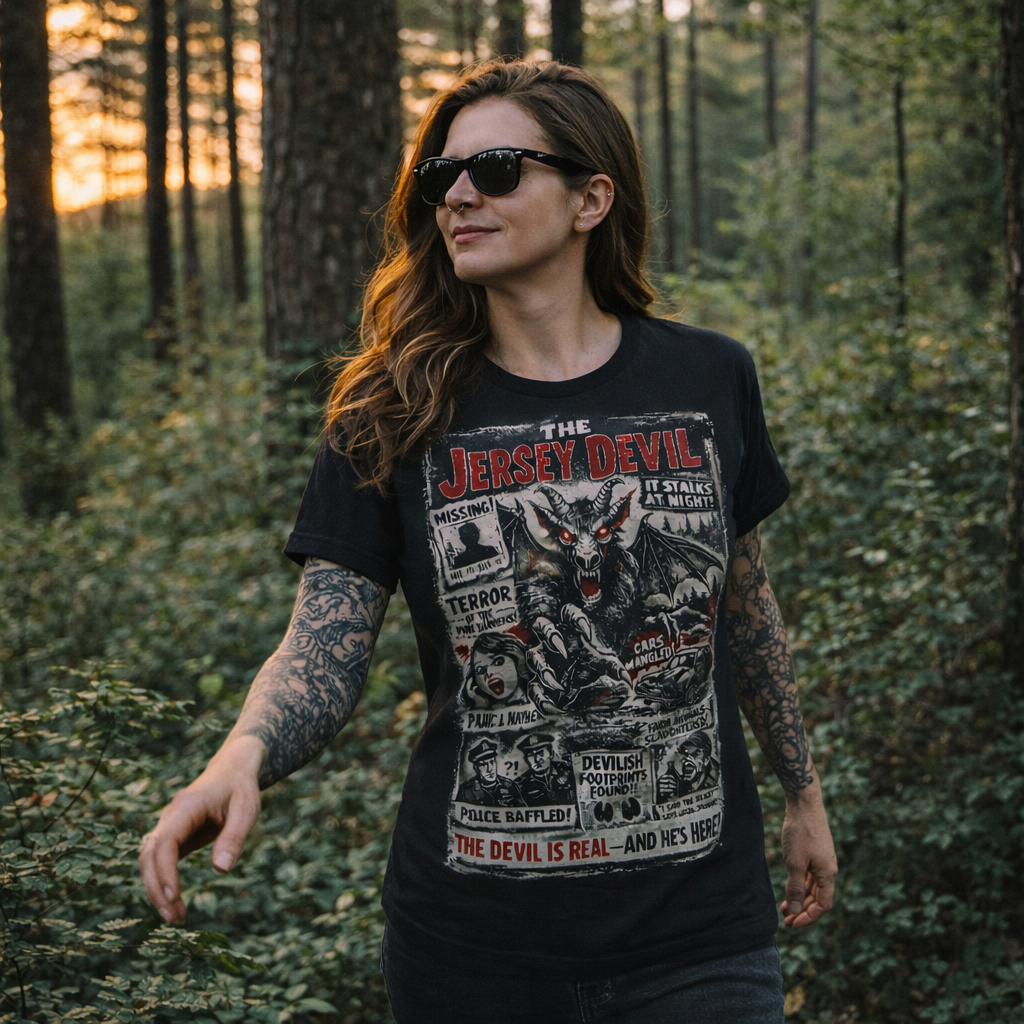 Original Underground The Jersey Devil: It Stalks at Night T-Shirt