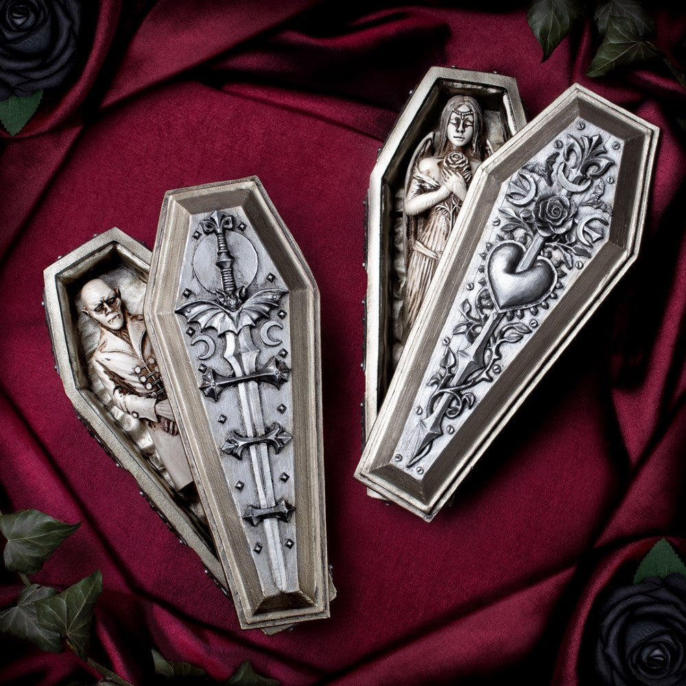Alchemy Gothic Nosferatu's Rest Casket + Figure V117