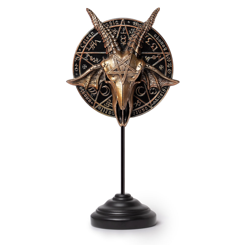 Alchemy Gothic Baphomet Masque Desk/Wall Ornament V127