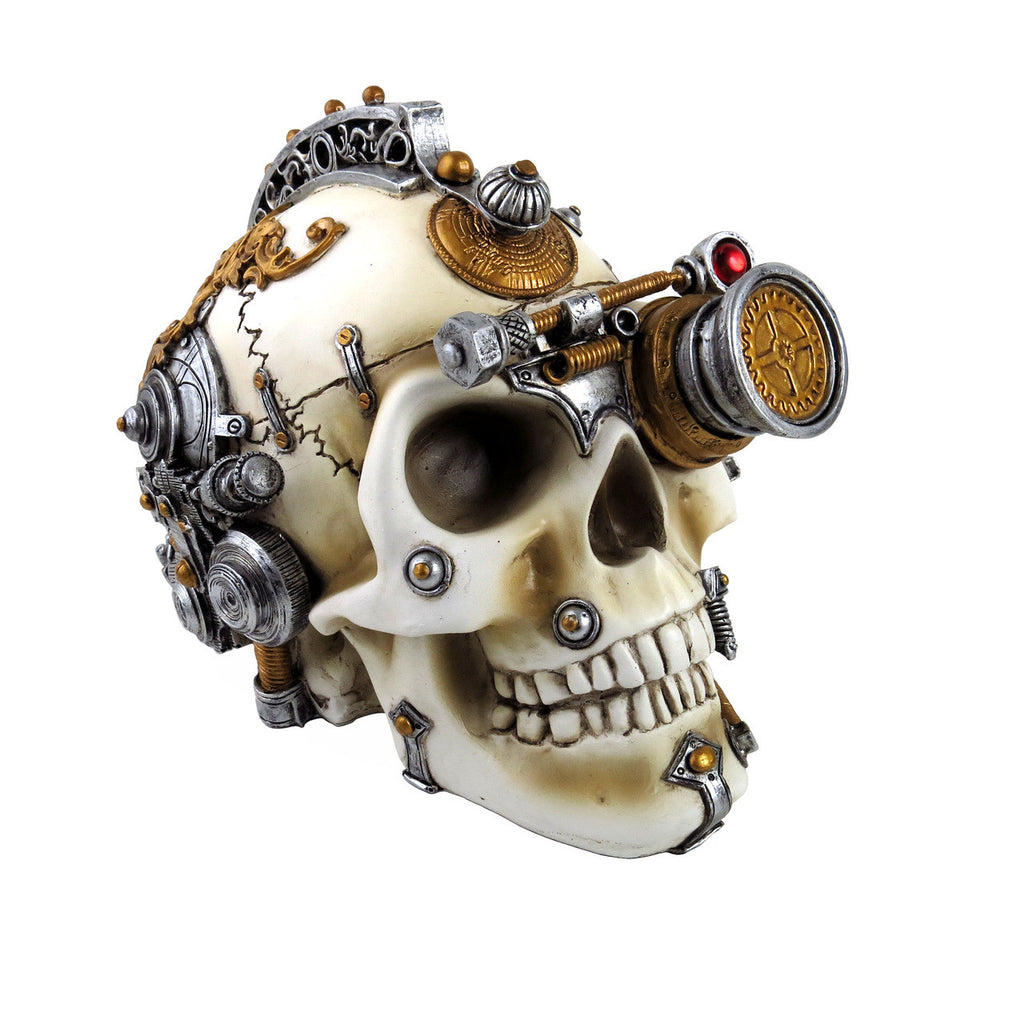 Alchemy Gothic Erasmus Darwin's Steam-Cerebrum Skull V4