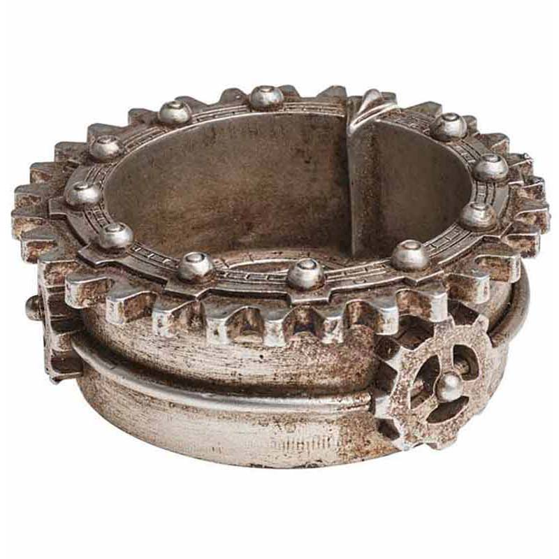 Alchemy Gothic Anguistralobe Silver Resin Trinket Dish V62