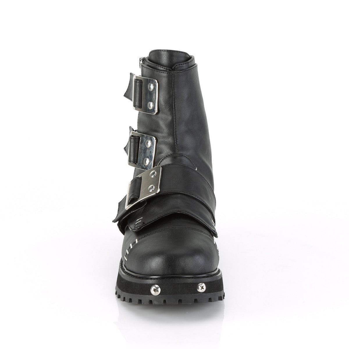 Demonia Valor 150 Black Vegan Leather