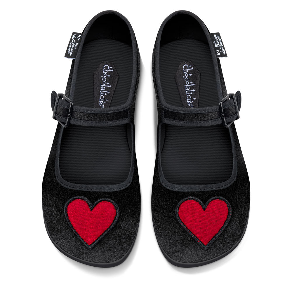 Hot Chocolate Design Chocolaticas® Velvet Heart Mary Jane Flat