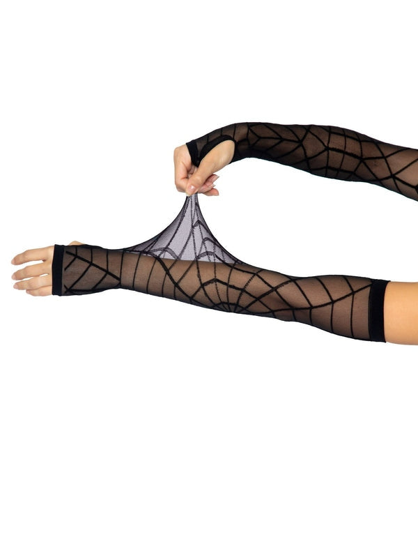 Leg Avenue Spiderweb Arm Warmer Gloves
