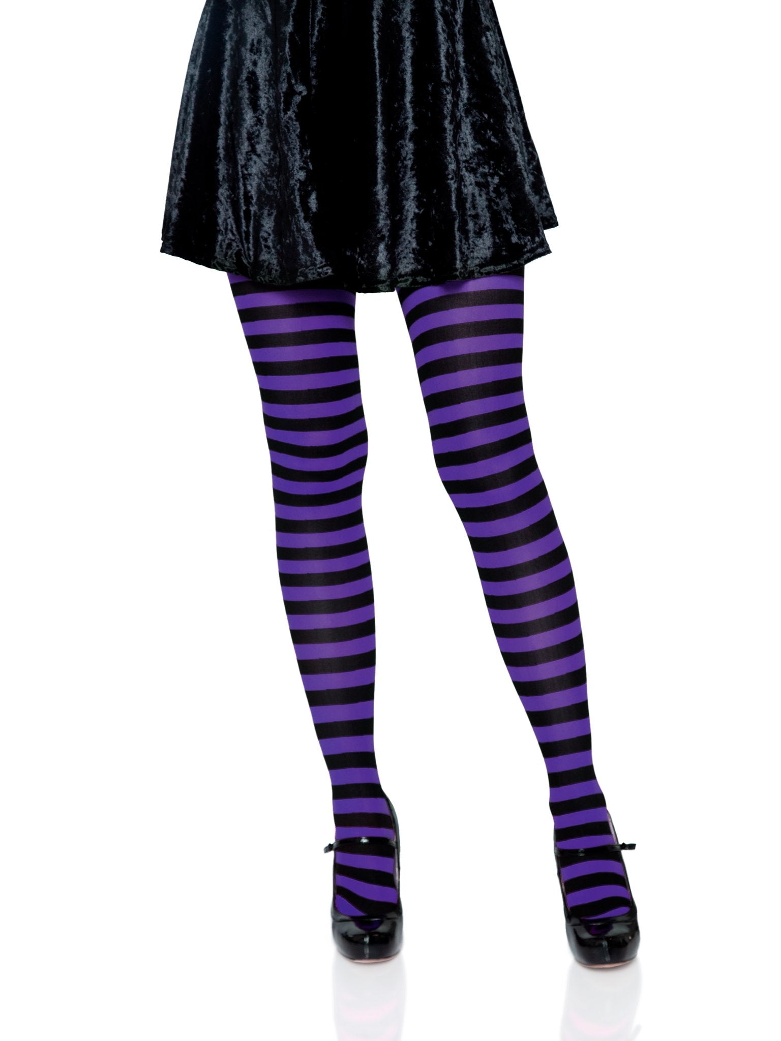 Leg Avenue Jada Striped Many Colors Tights