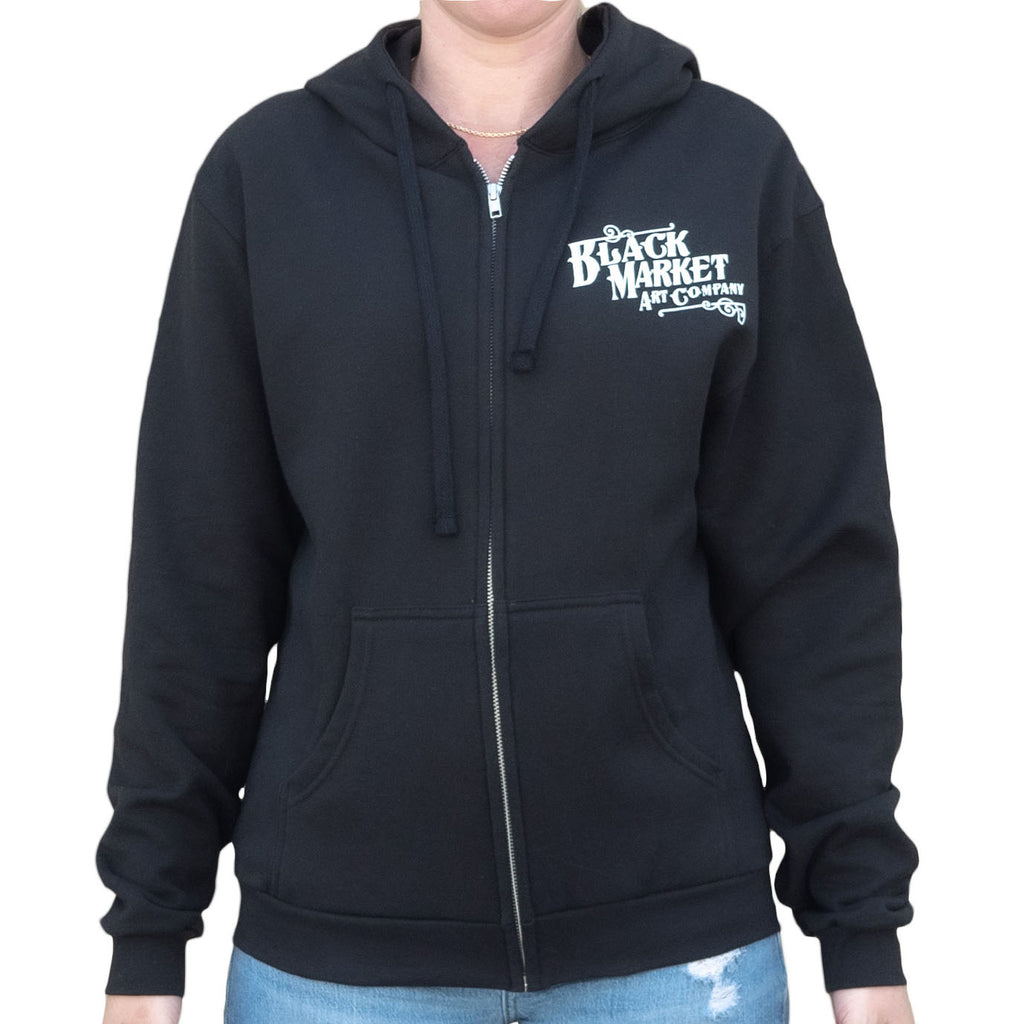 Black Market Art We Can Do It Zip Hoodie