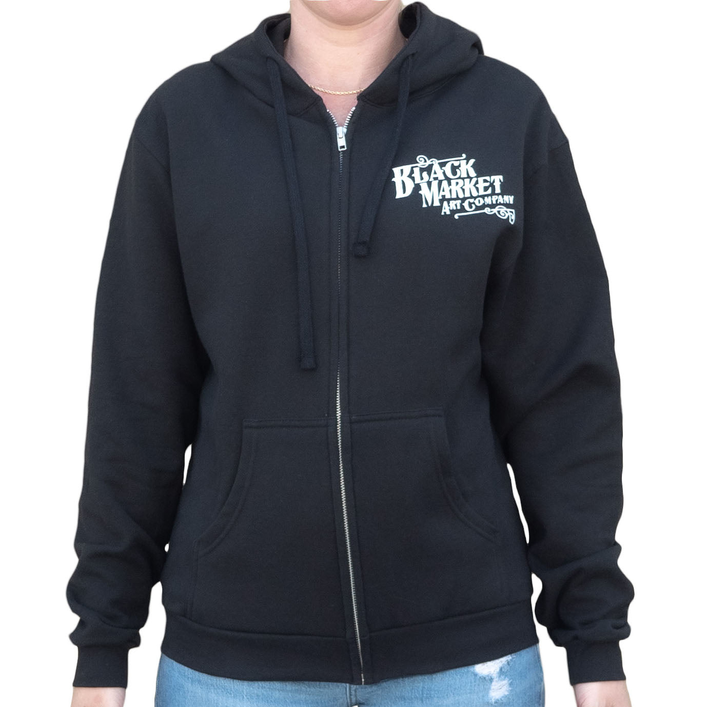 Black Market Art We Can Do It Zip Hoodie