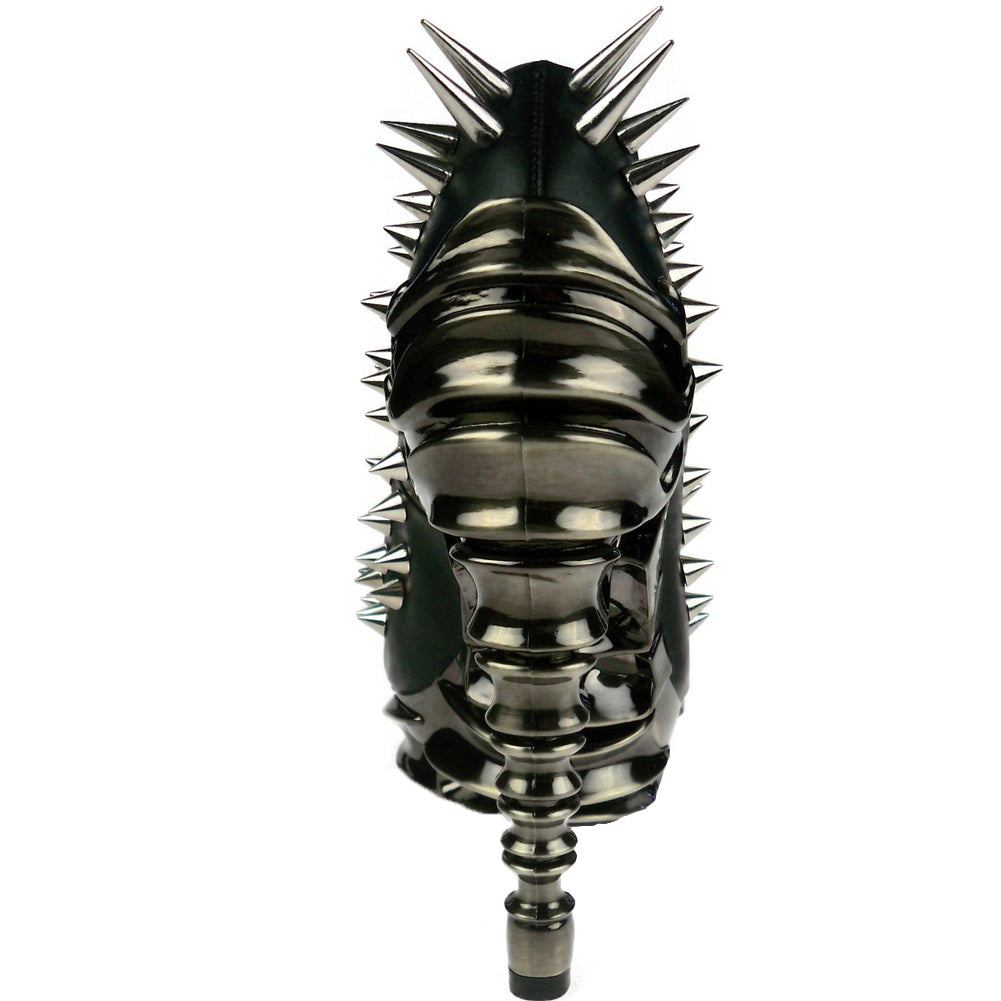 Hades ZETTA Spiked Black Pumps 5" High Molded Heels
