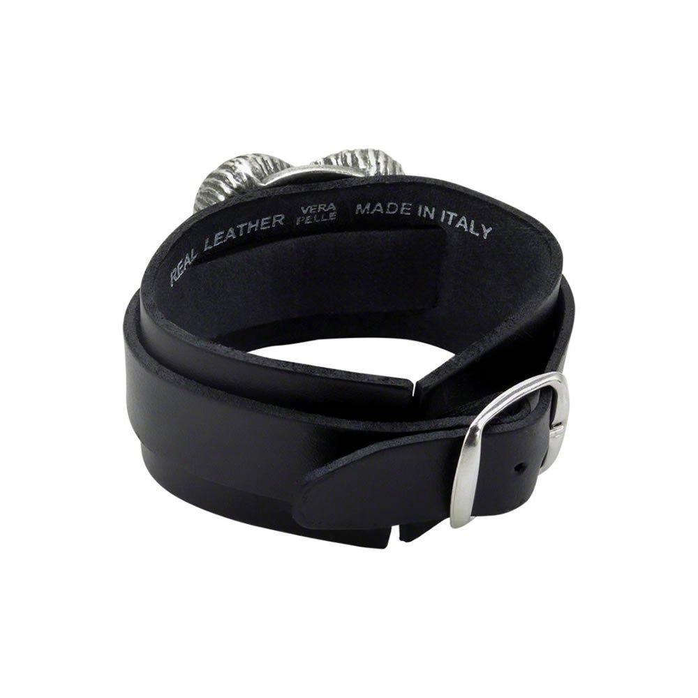 Alchemy Gothic Gears of Aiwass Leather Wrist Strap A102