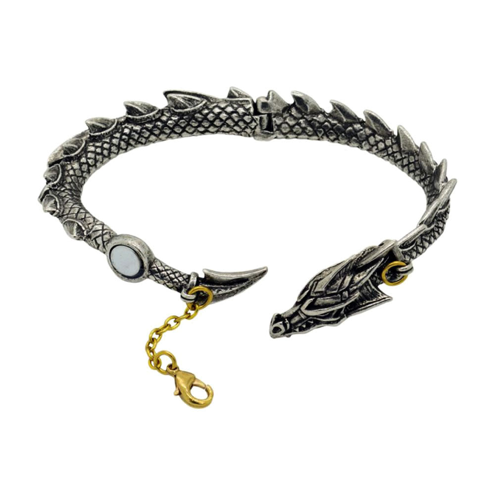 Alchemy Gothic Dragons Lure Bangle Bracelet A124