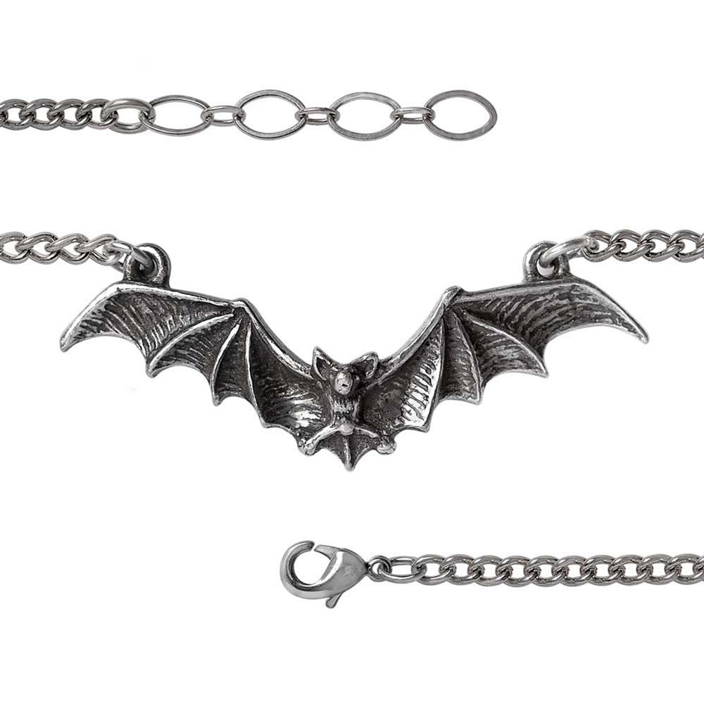Alchemy Gothic Flying Vampire Bat Chain Bracelet A142