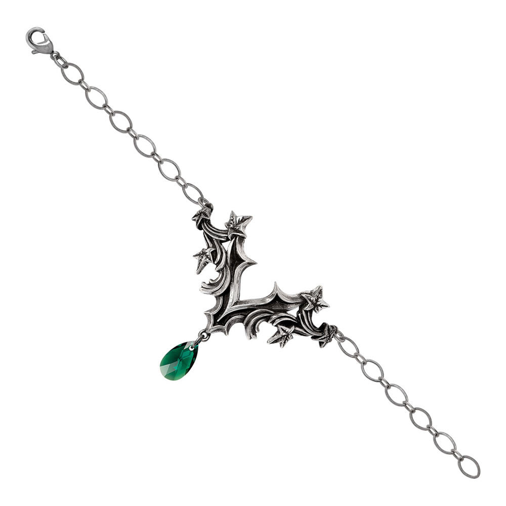 Alchemy Gothic Churchyard Ivy Leaves Baroque Bracelet A143
