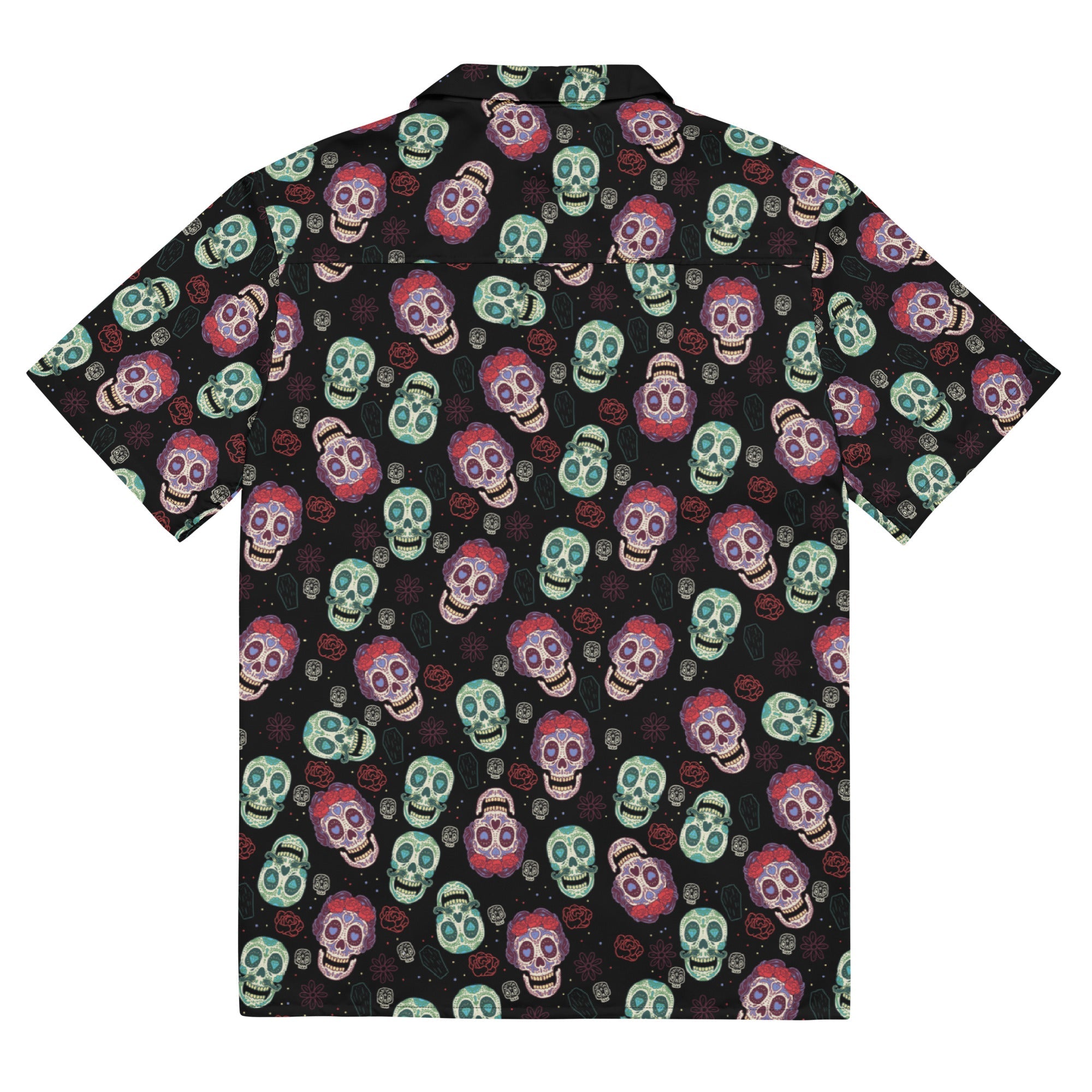 Murder Apparel Sugar Skulls Button-up Shirt