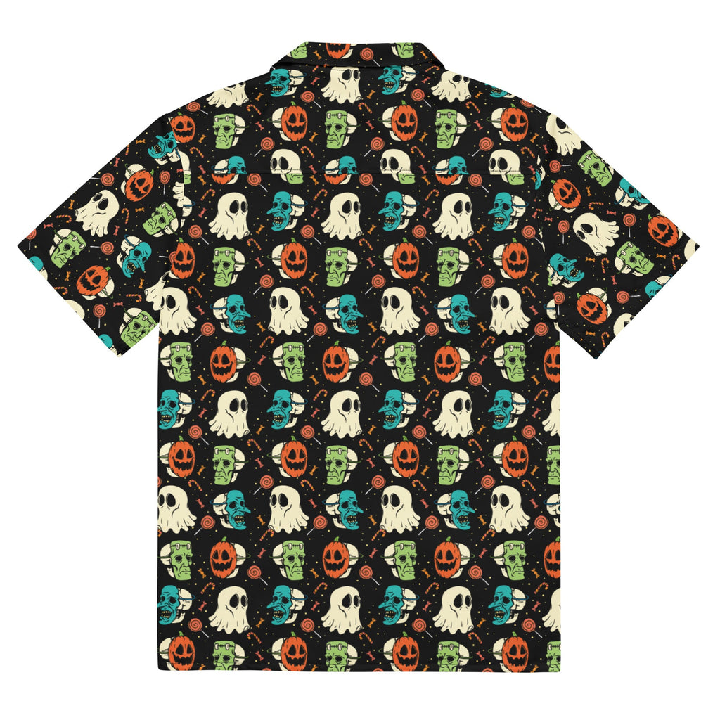 Murder Apparel Retro Halloween Button-up Shirt