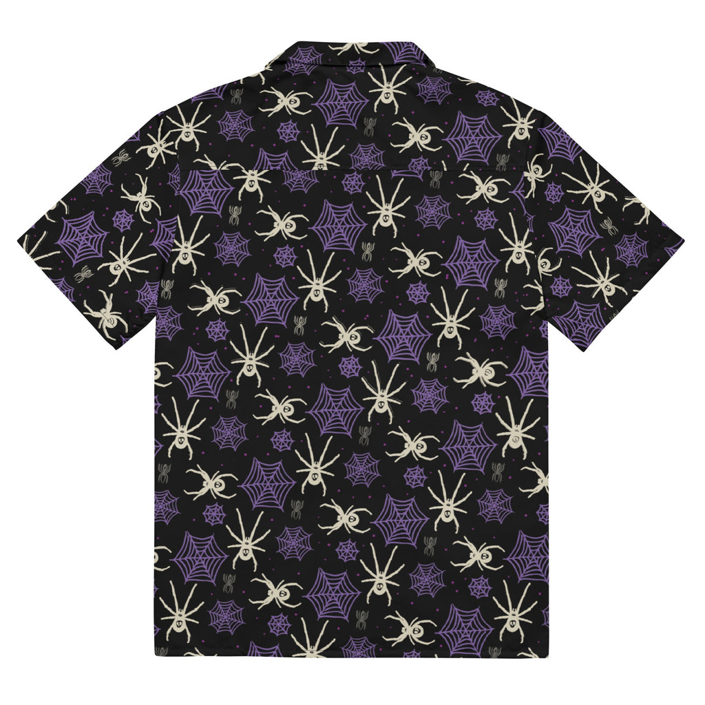 Murder Apparel Spider Webs Button-up Shirt