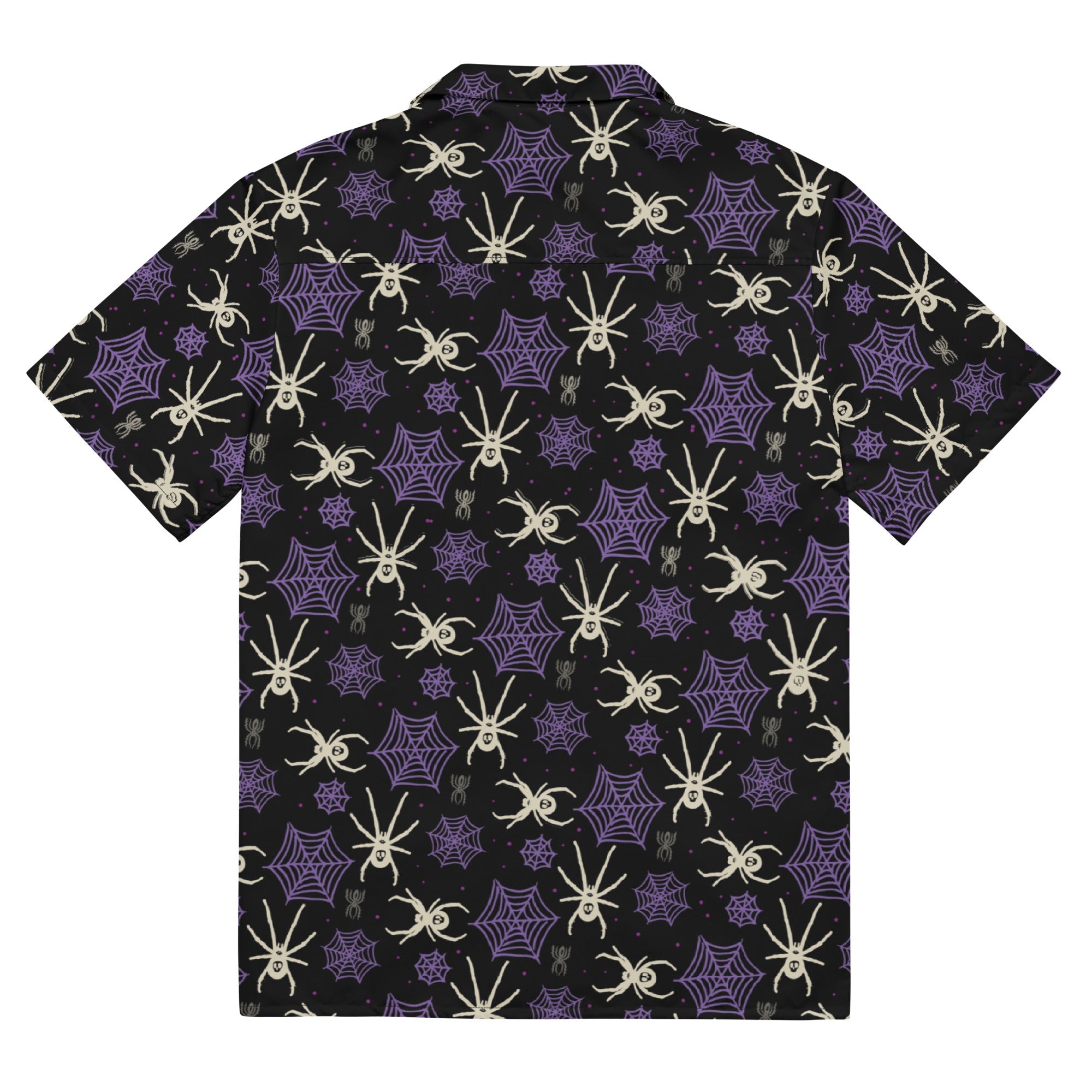 Murder Apparel Spider Webs Button-up Shirt