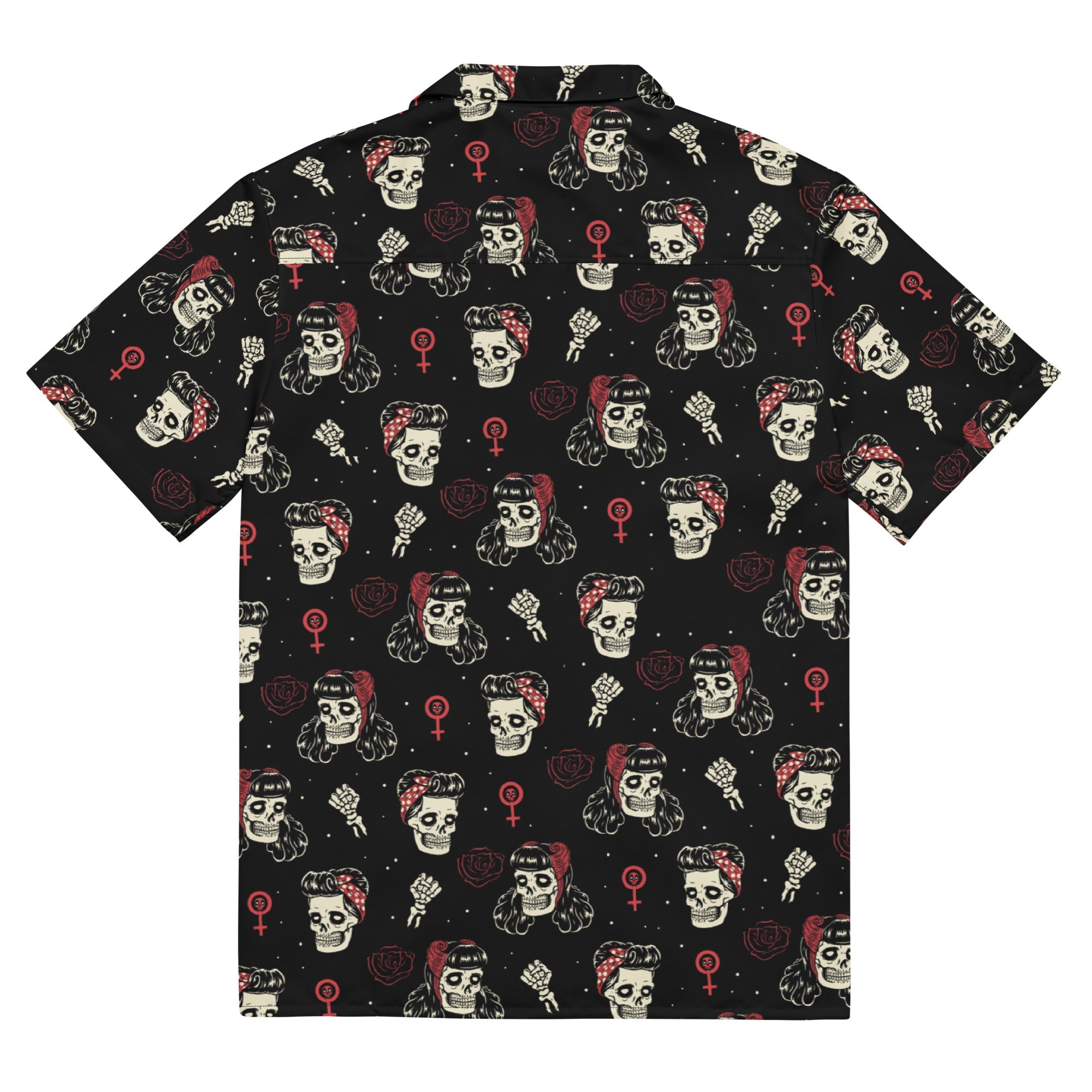 Murder Apparel Undead Rosie Riveter Button-up Shirt