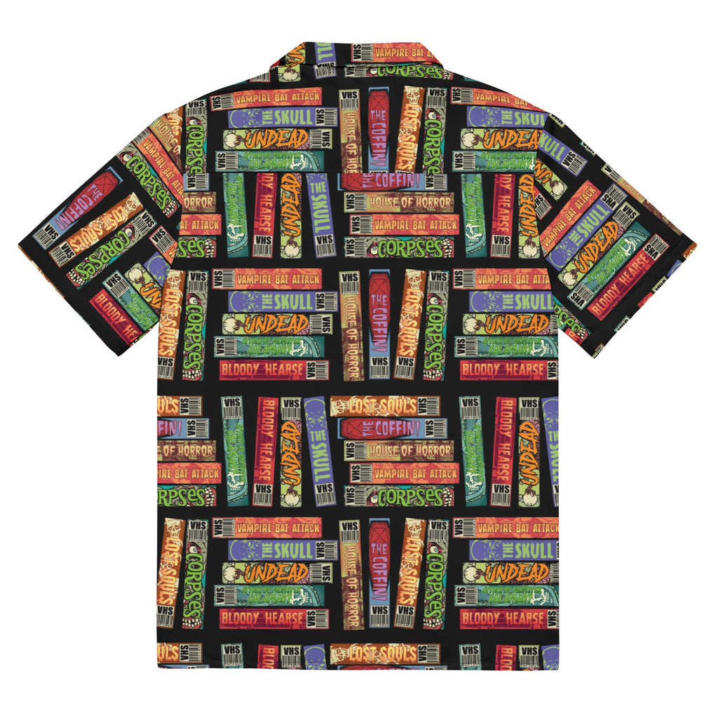 Murder Apparel Vintage Horror VHS Button-up Shirt