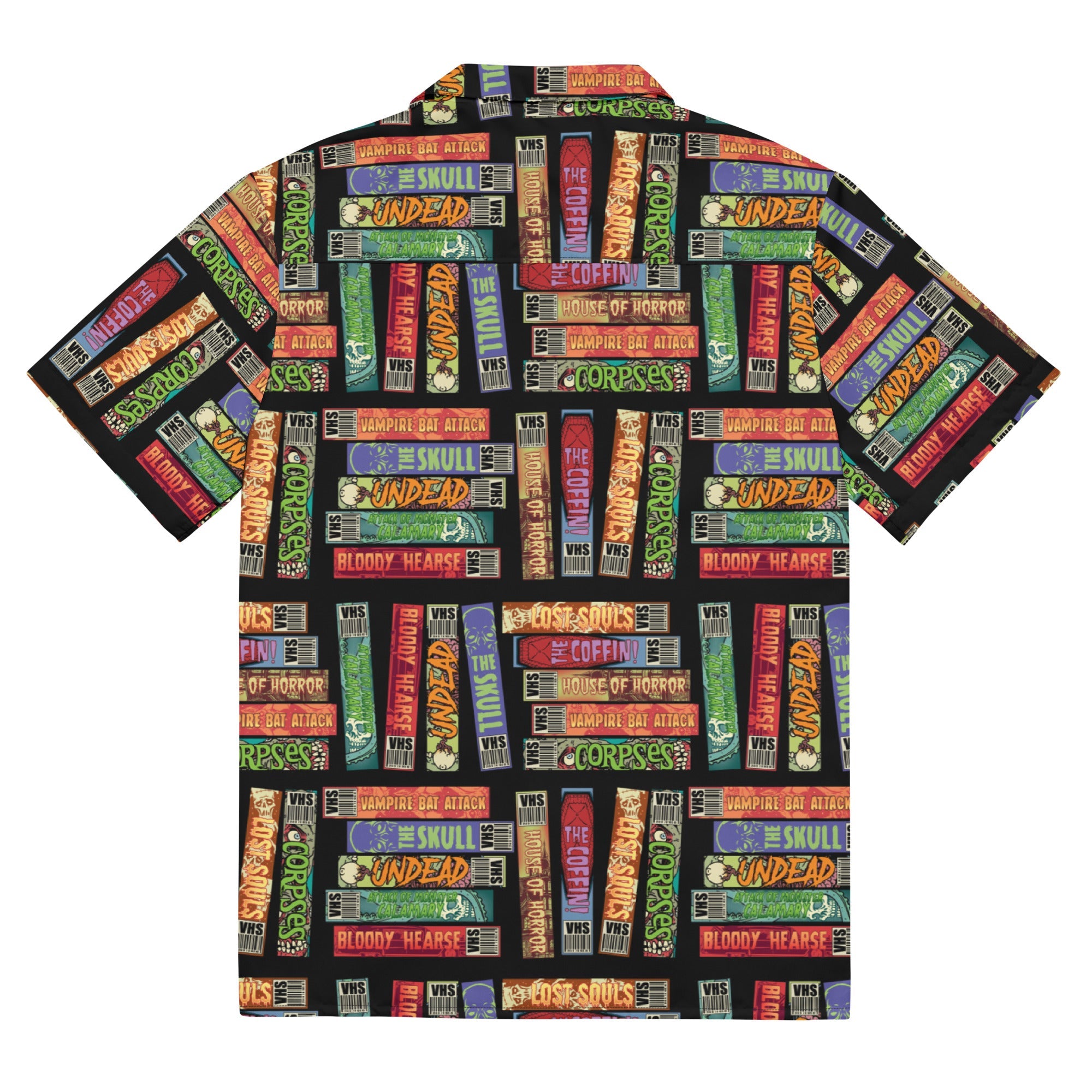 Murder Apparel Vintage Horror VHS Button-up Shirt