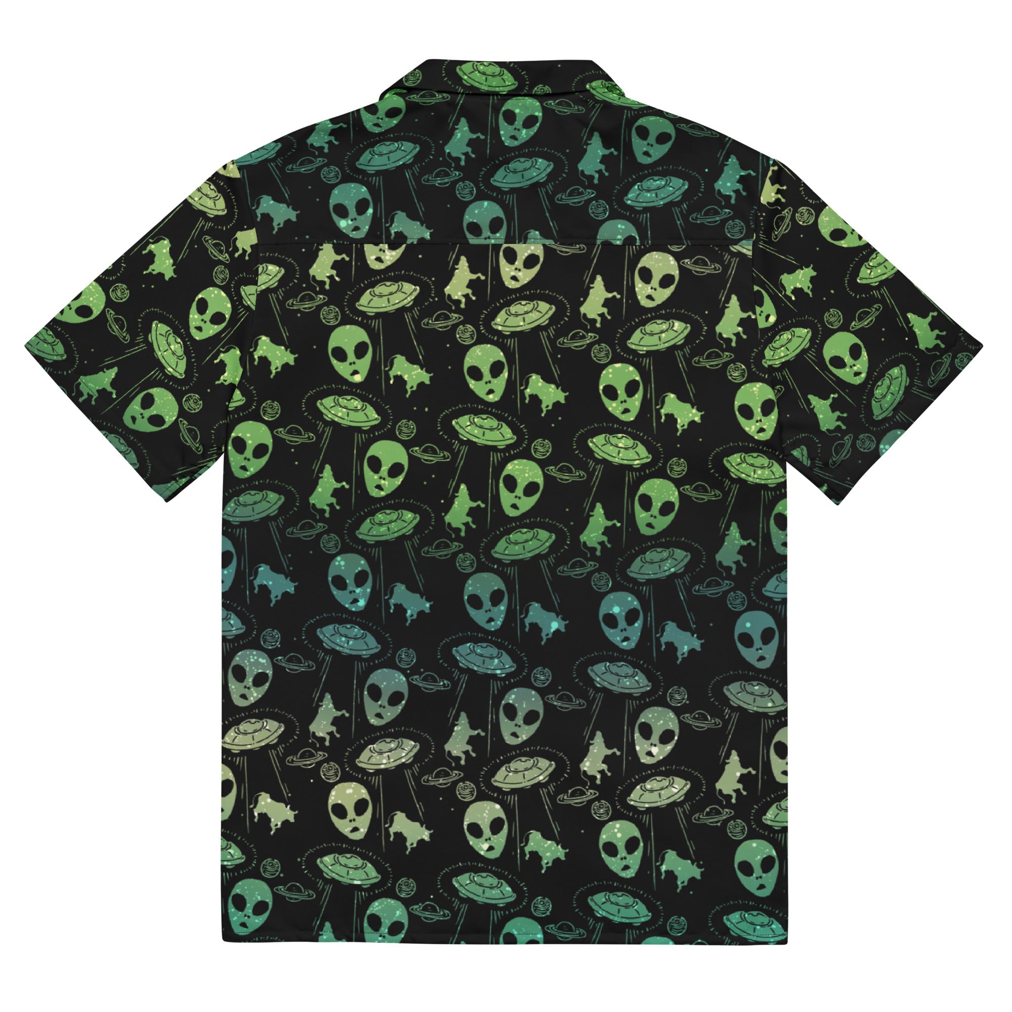Murder Apparel Aliens And UFOs Button-Up Shirt