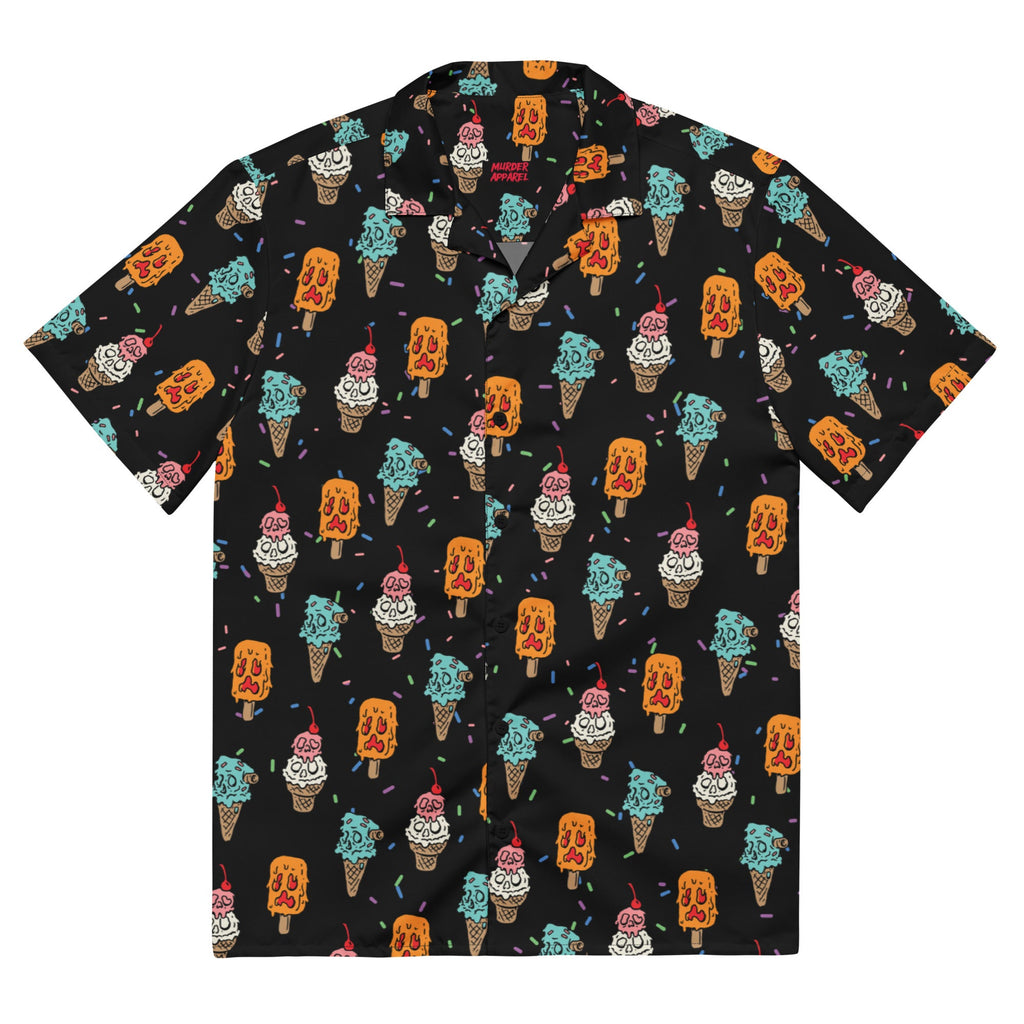 Murder Apparel Monster Ice Cream Button-up Shirt