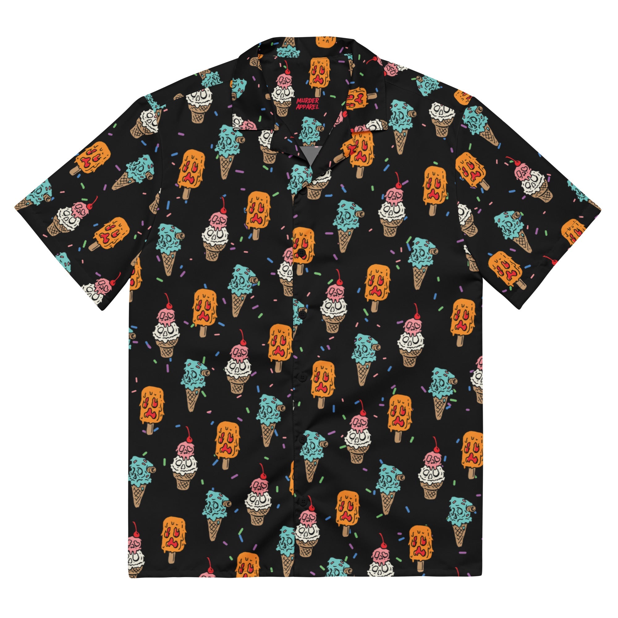 Murder Apparel Monster Ice Cream Button-up Shirt